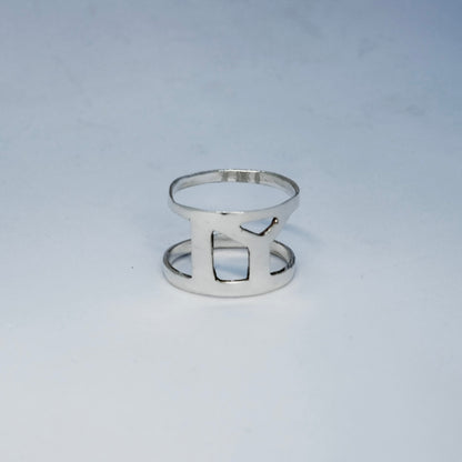 Logo ring 「Mine」